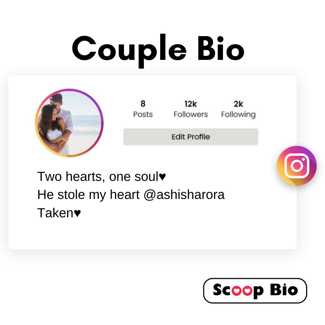 Couple Bio for Instagram