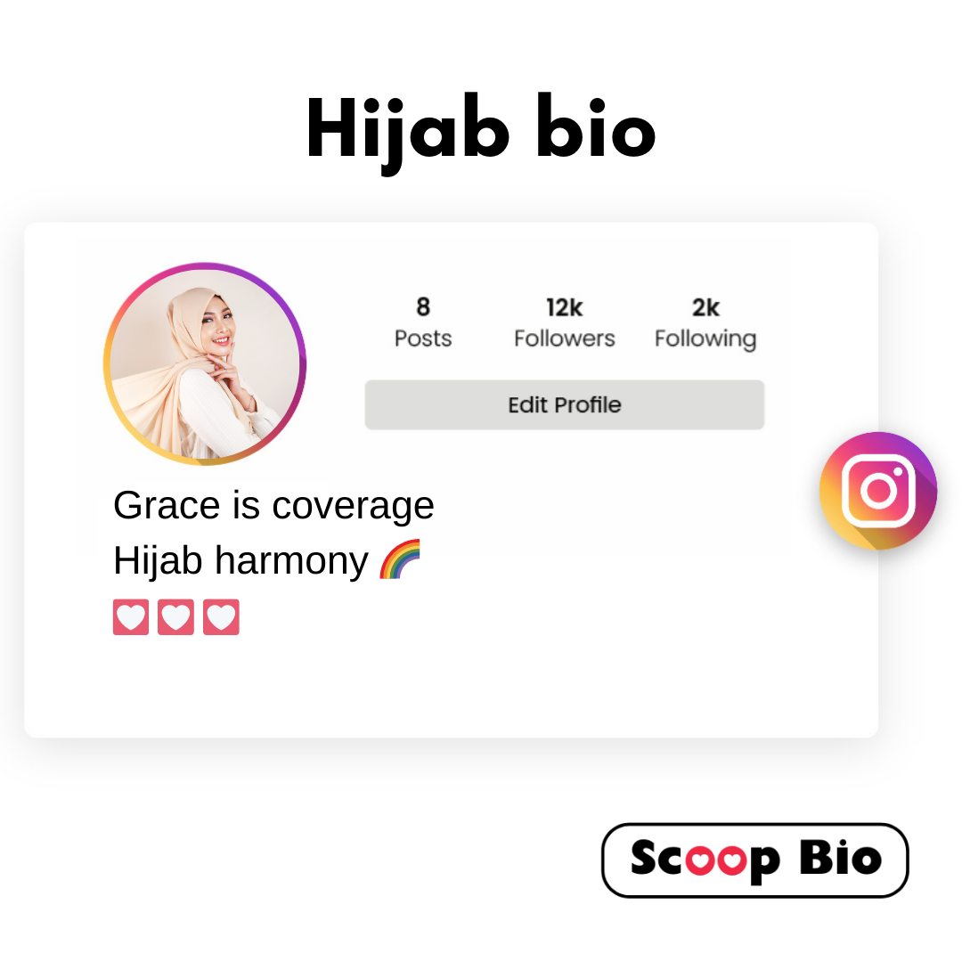 Hijab Bio for Instagram